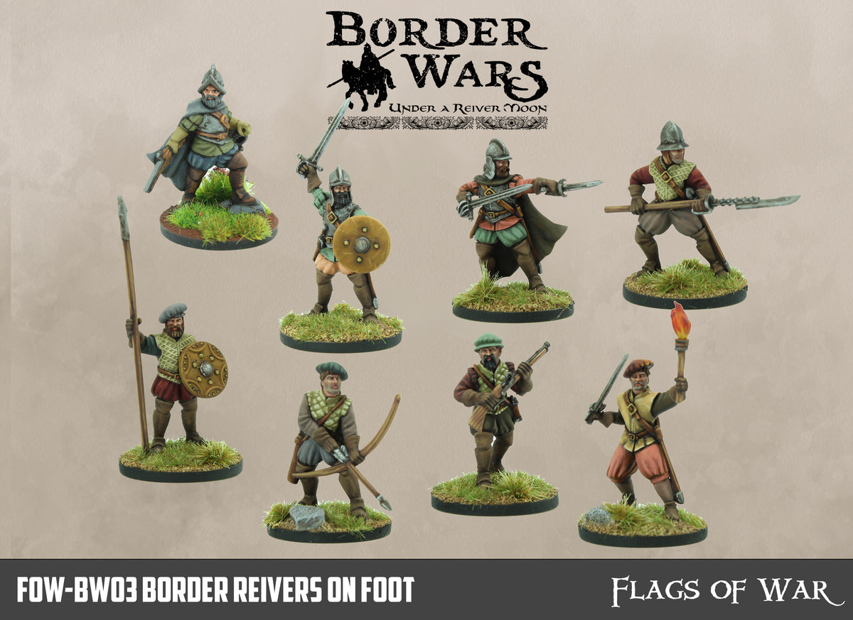 FOW-BW03 Border Reivers on Foot – Flags of War