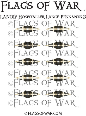 LAN017 Hospitaller Lance Pennants 3