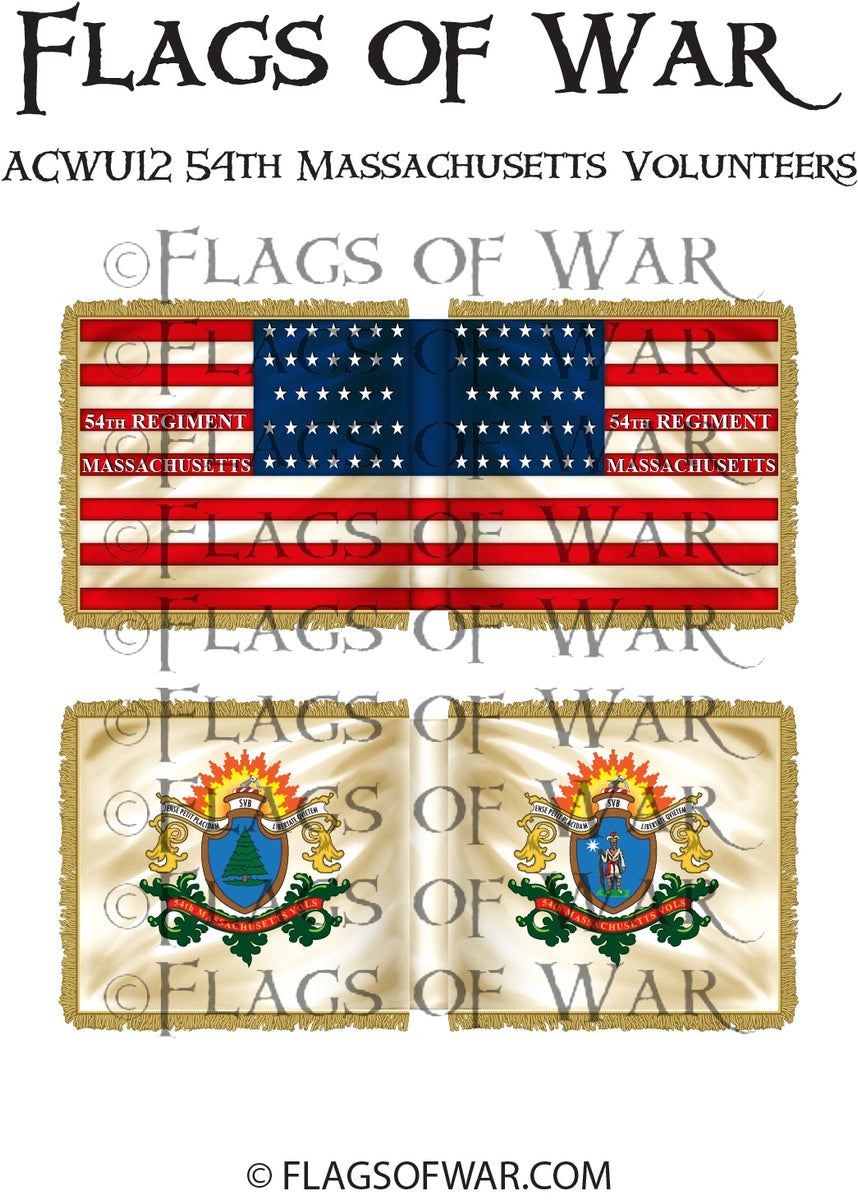 ACWU12 54th Massachusetts Volunteers – Flags of War