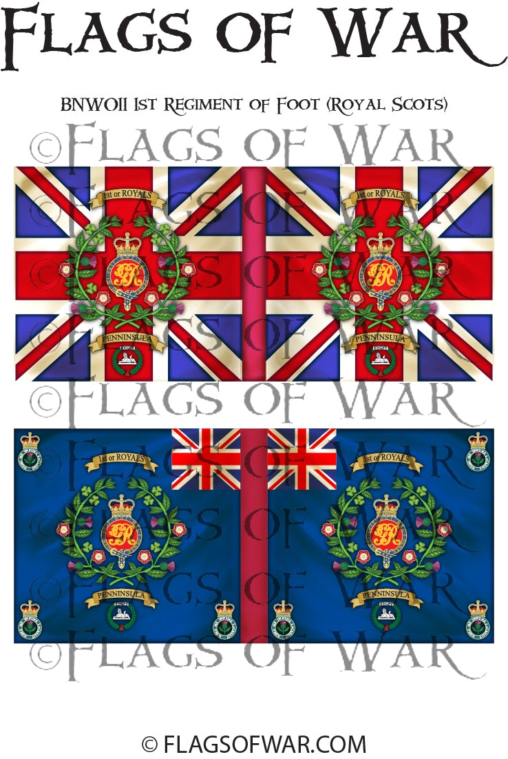 NAPB011 1st Regiment of Foot (Royal Scots) – Flags of War