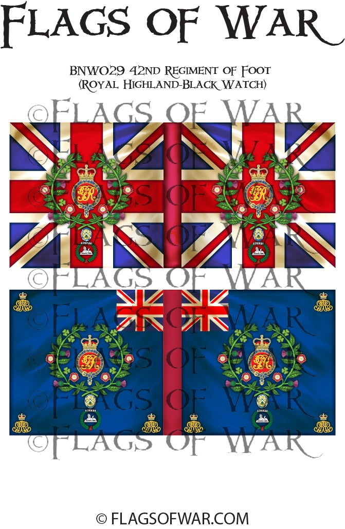 NAPB029 42nd Regiment of Foot (Royal Highland-Black Watch) – Flags of War