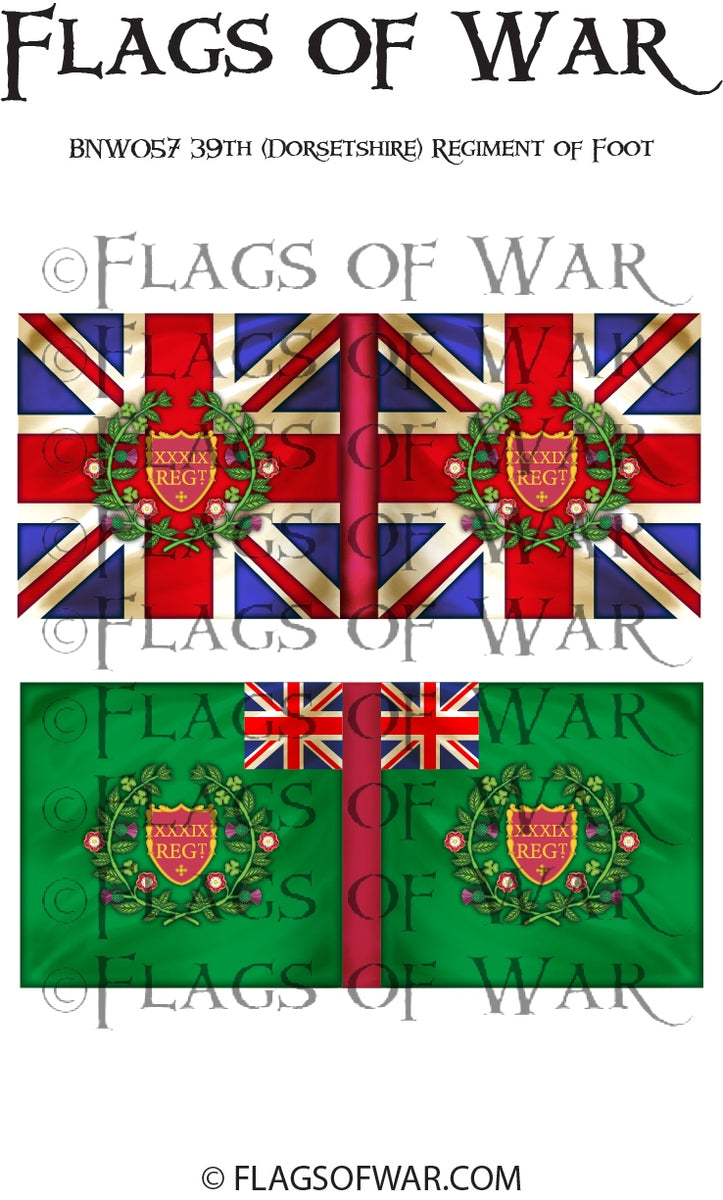 NAPB057 39th (Dorsetshire) Regiment of Foot – Flags of War